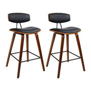 Beckett (Set of 2) Bar Stools 67cm - Brown - Homecoze