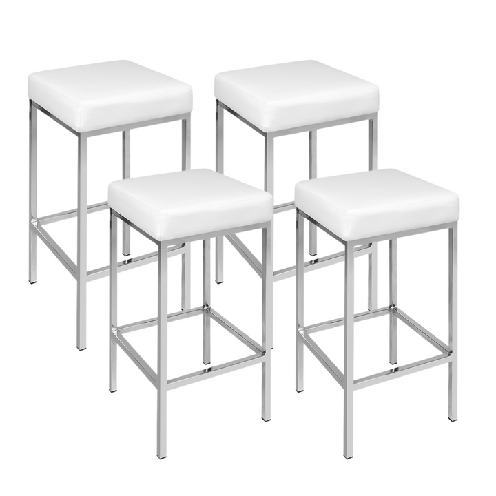 Serena (Set of 4) Bar Stools 69cm - White