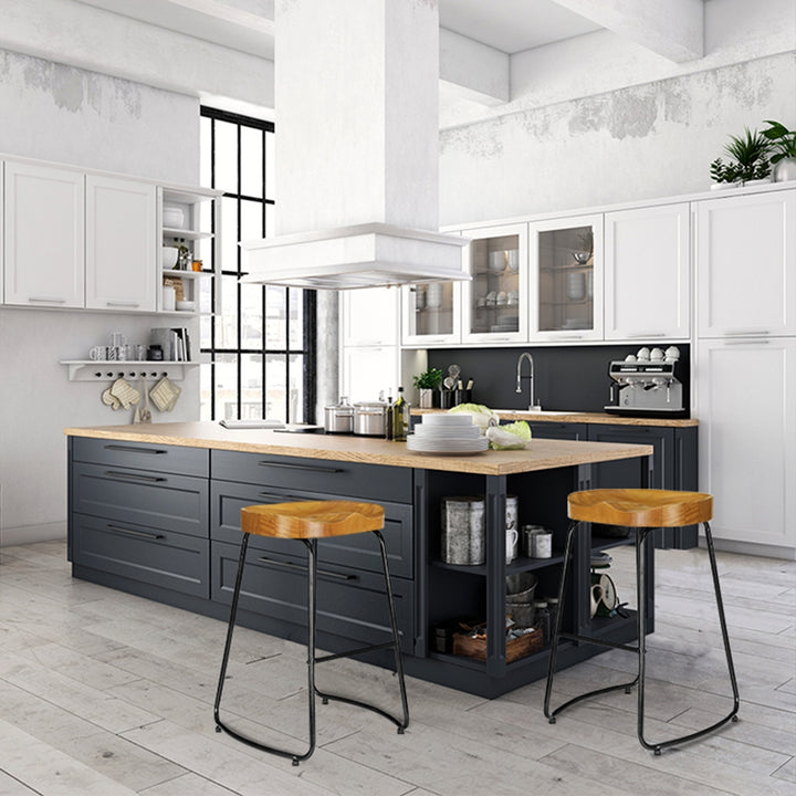 Emerson (Set of 4) Bar Stools 65cm - Natural - Homecoze