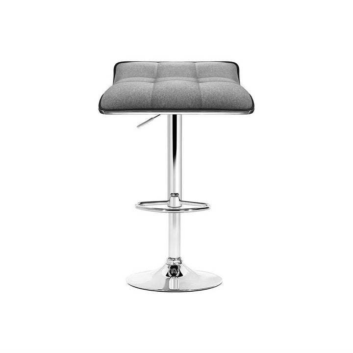 Vera (Set of 4) Wave Bar Stools - Grey - Homecoze