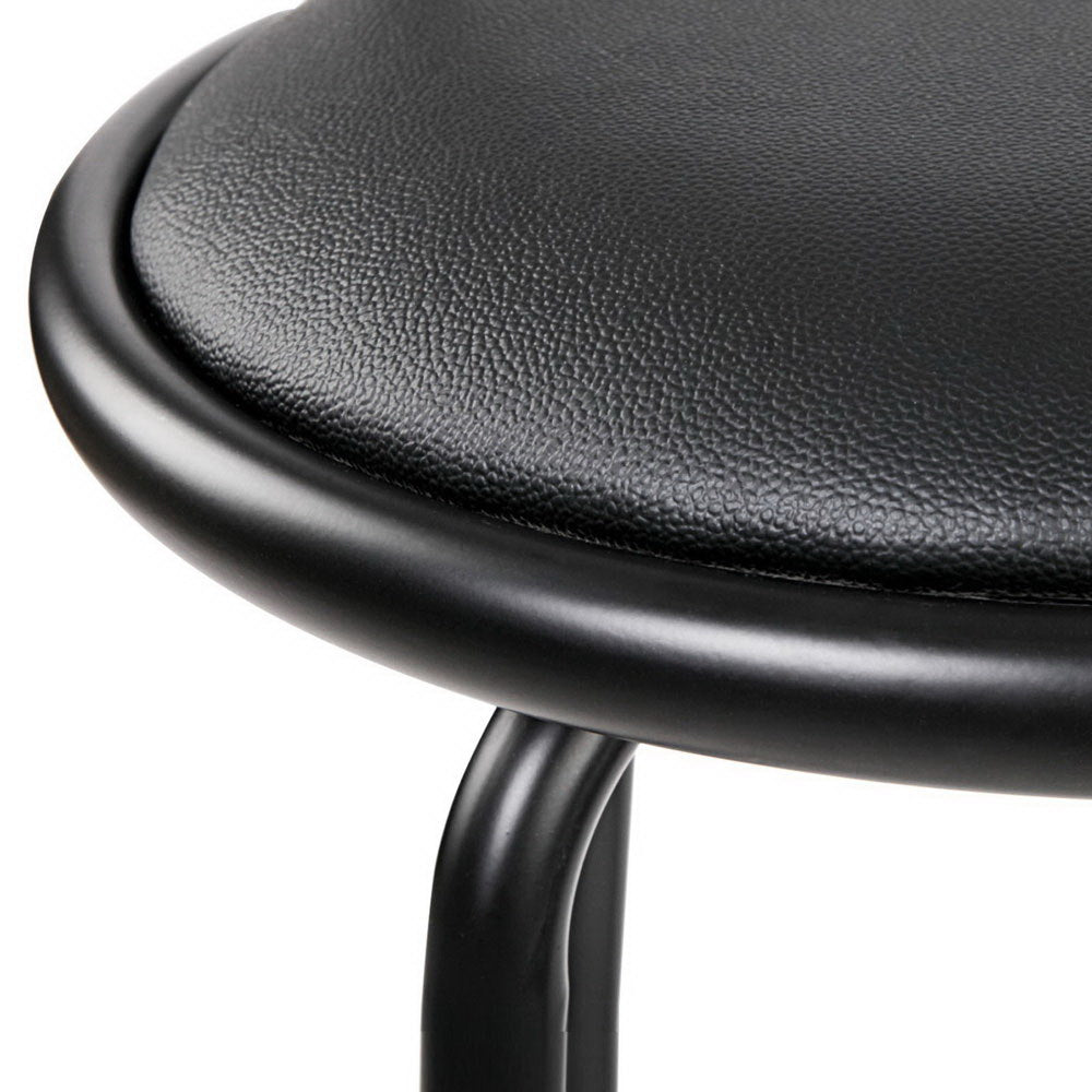 Noah (Set of 4) Bar Stools 75cm - Black - Homecoze