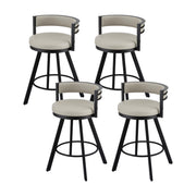 Tove (Set of 4) Swivel Bar Stools – Beige