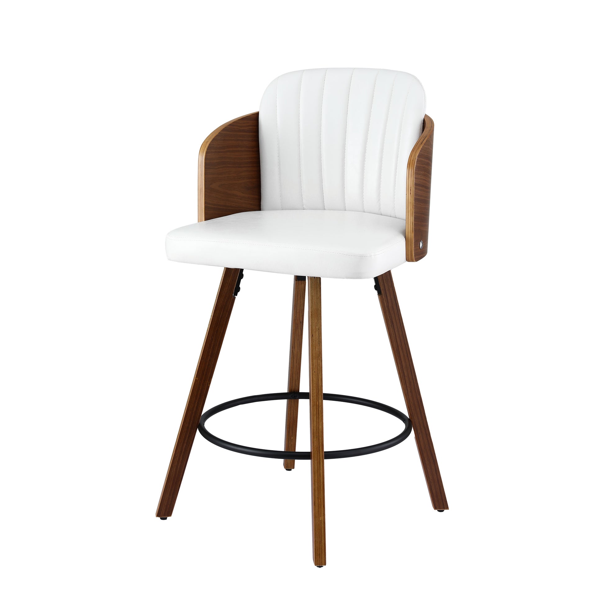 Artiss Wooden Bar Stools Swivel Kitchen Counter Stool Chair 58cm Seat Height - Homecoze