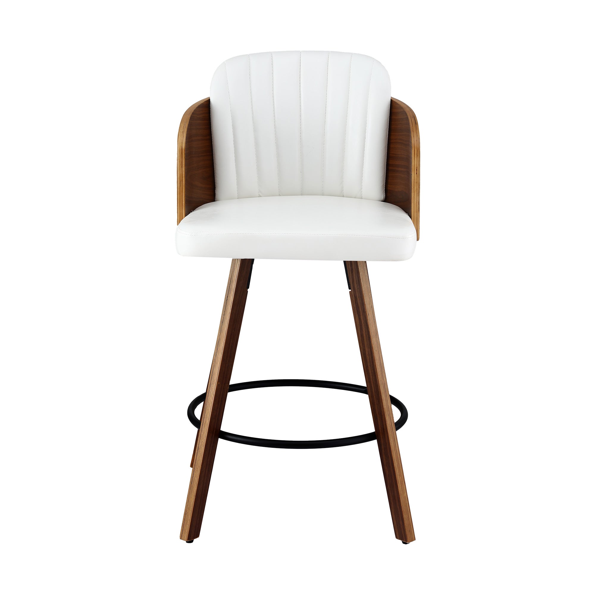 Artiss Wooden Bar Stools Swivel Kitchen Counter Stool Chair 58cm Seat Height - Homecoze