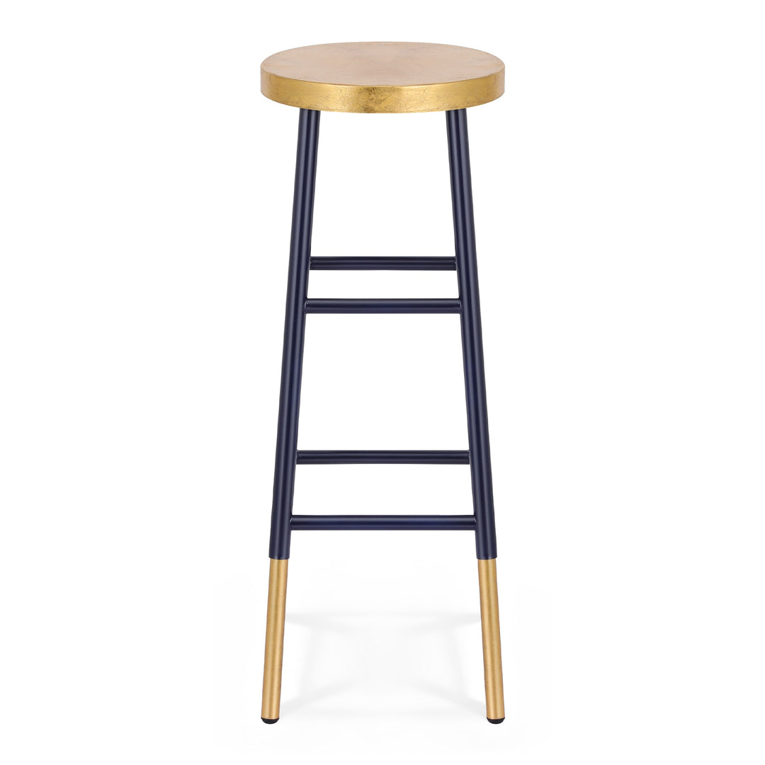 Artiss Bar Stools Metal Gold Navy - Homecoze