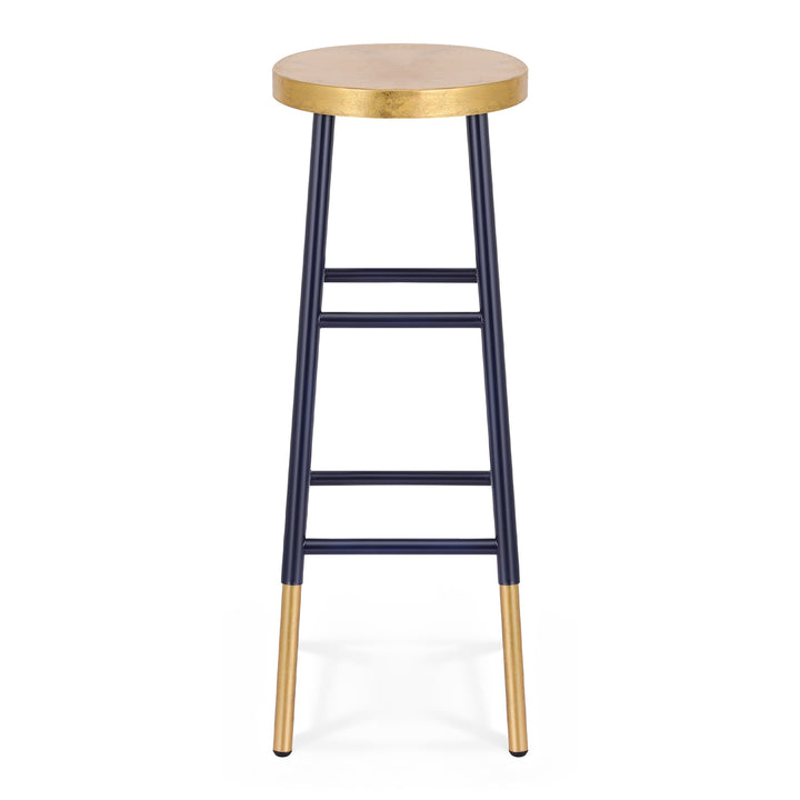 Artiss Bar Stools Metal Gold Navy - Homecoze