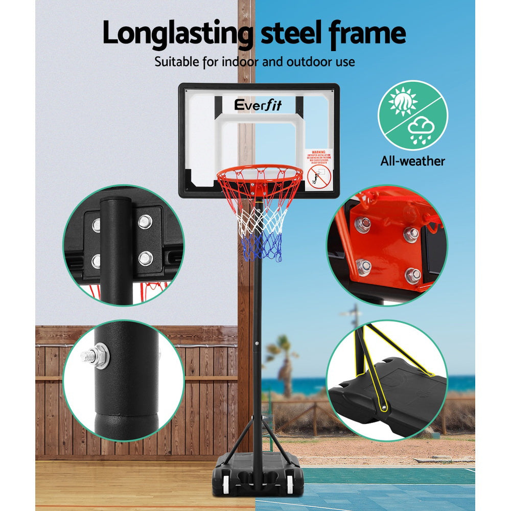 2.1m Adjustable Basketball Hoop Stand - Homecoze