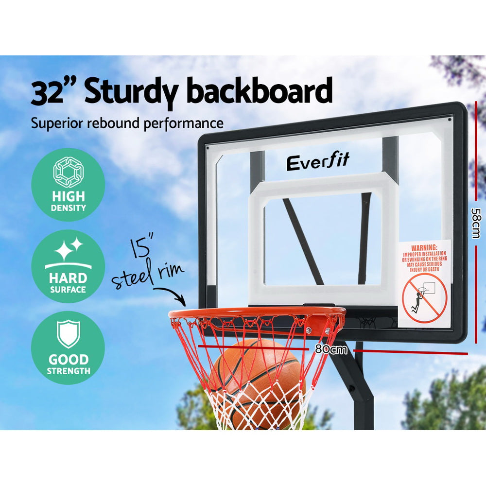 2.6m Adjustable Basketball Hoop Stand - Homecoze