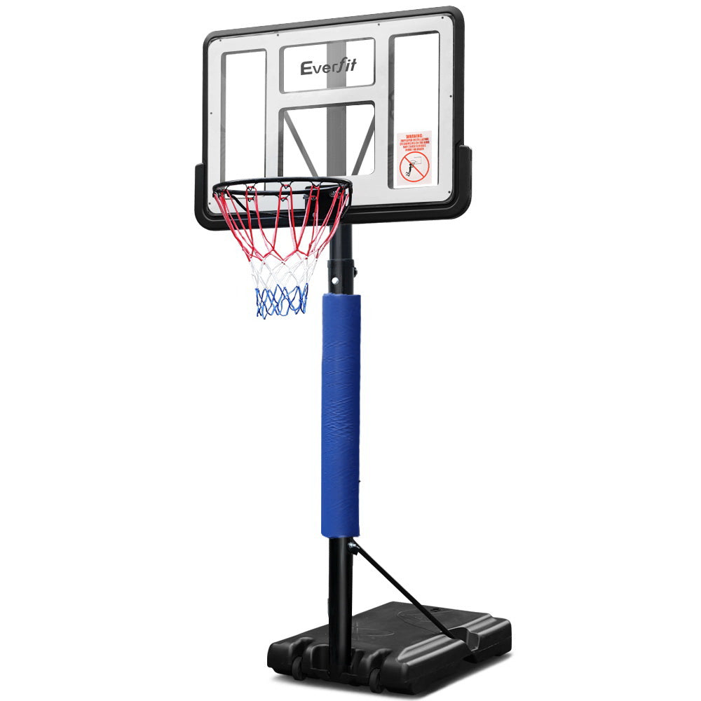 3.05m Adjustable Basketball Hoop Stand with Pole Protector - Homecoze