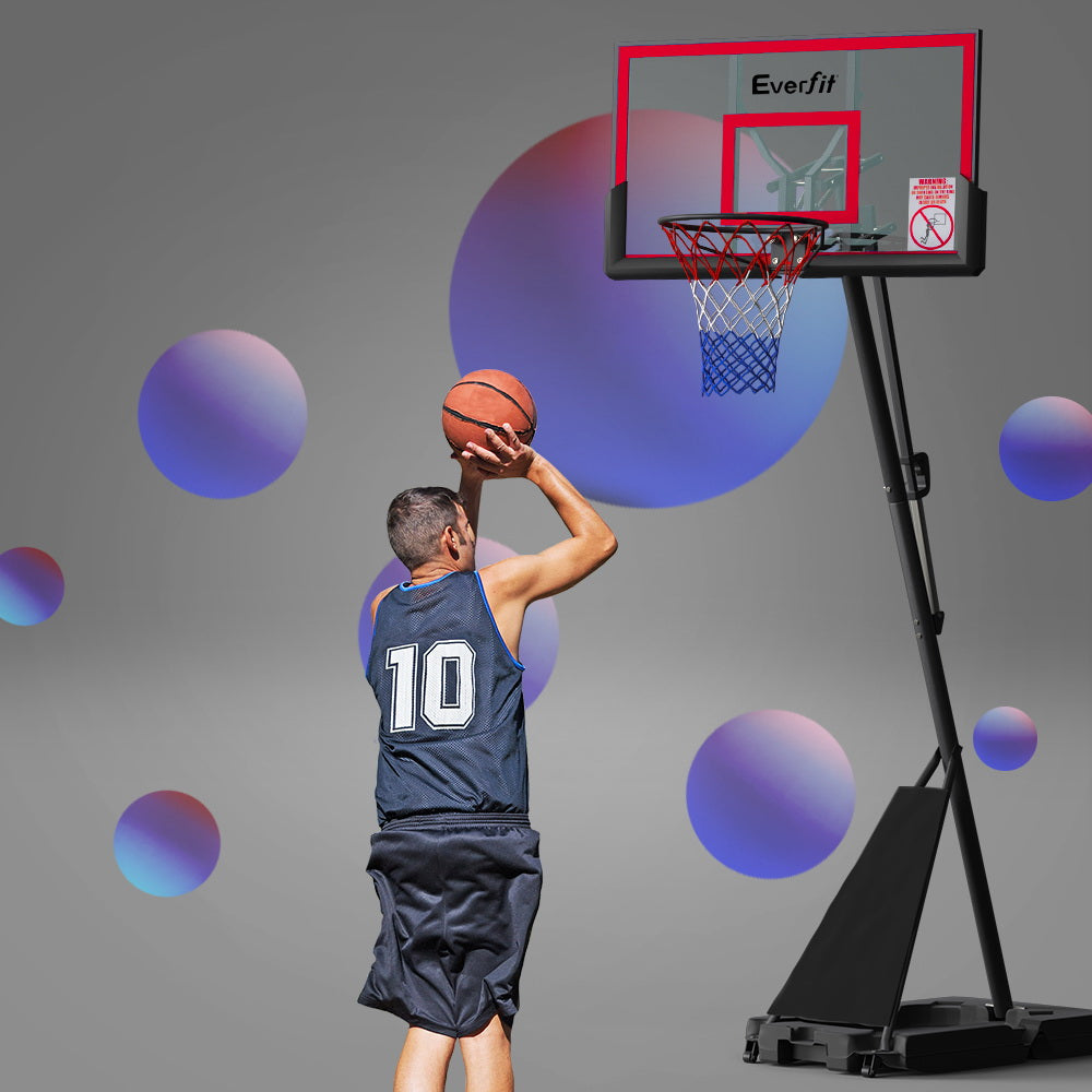 3.05m Pro Easy-Adjust Adjustable Basketball Hoop Stand - Homecoze