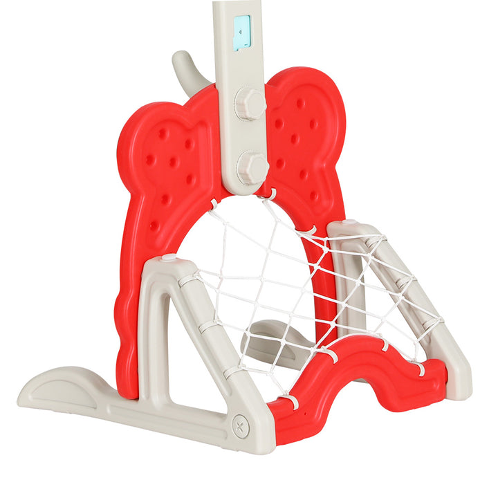 Kids Basketball Hoop 5-in-1 Sports Center - Red