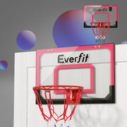 23" Mini Wall Mounted Basketball Hoop Backboard - Red - Homecoze