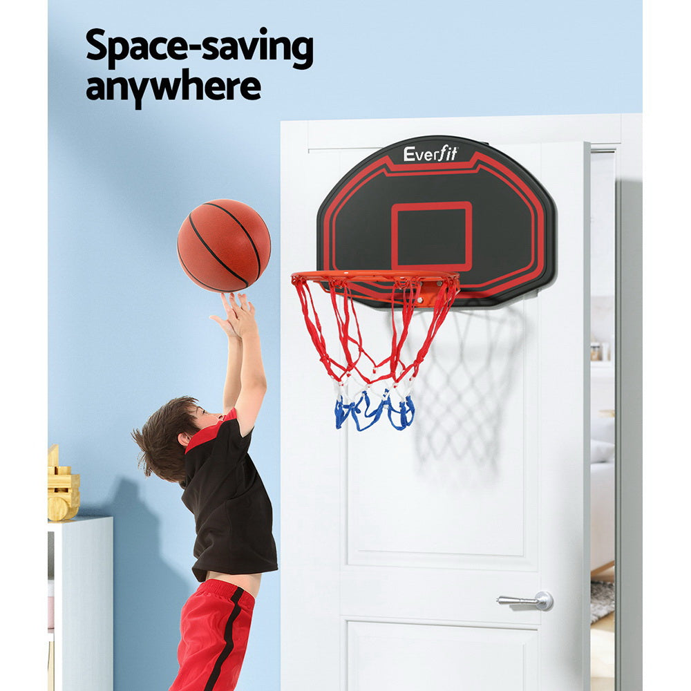 38" Wall Mounted Basketball Hoop Backboard - Black - Homecoze