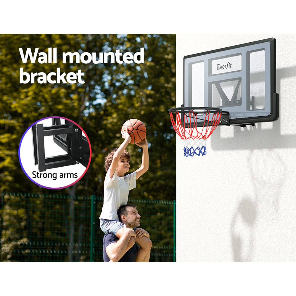 45" Wall Mounted Basketball Hoop Backboard