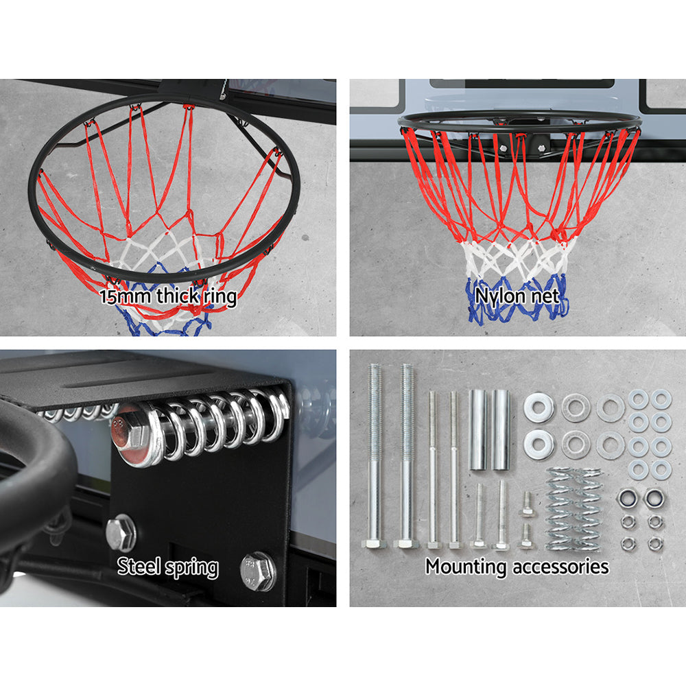 45" Wall Mounted Basketball Hoop Backboard - Homecoze