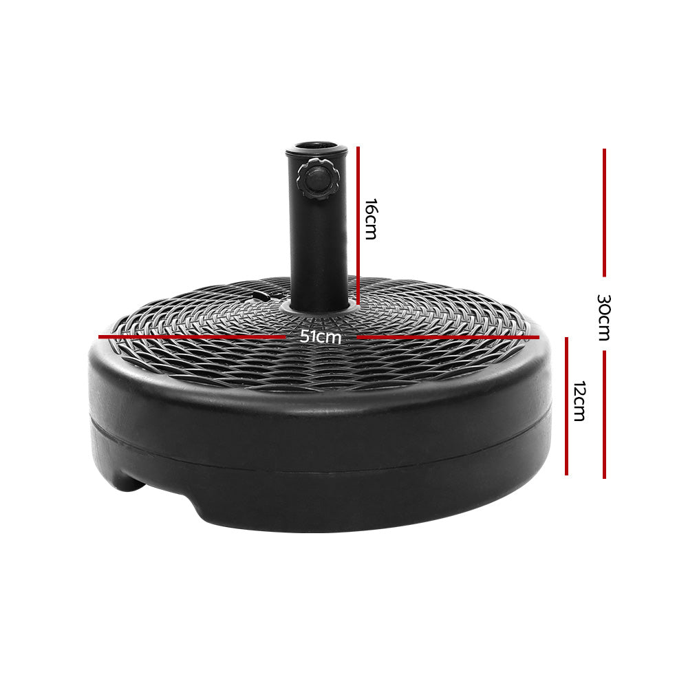 38mm Centre Post Umbrella Base Stand - Homecoze