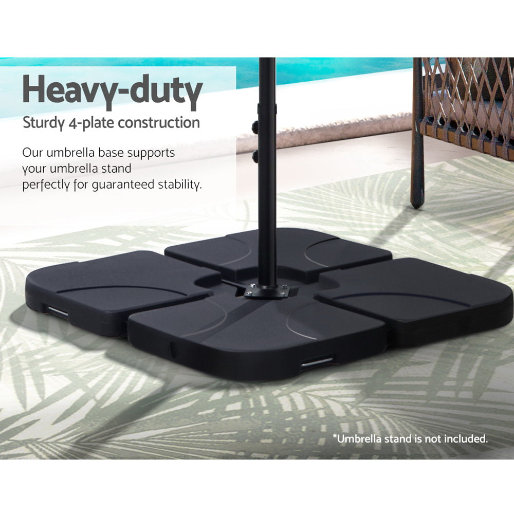 Umbrella Base Suits 2.7m, 3m & 4.57m Umbrellas - Homecoze