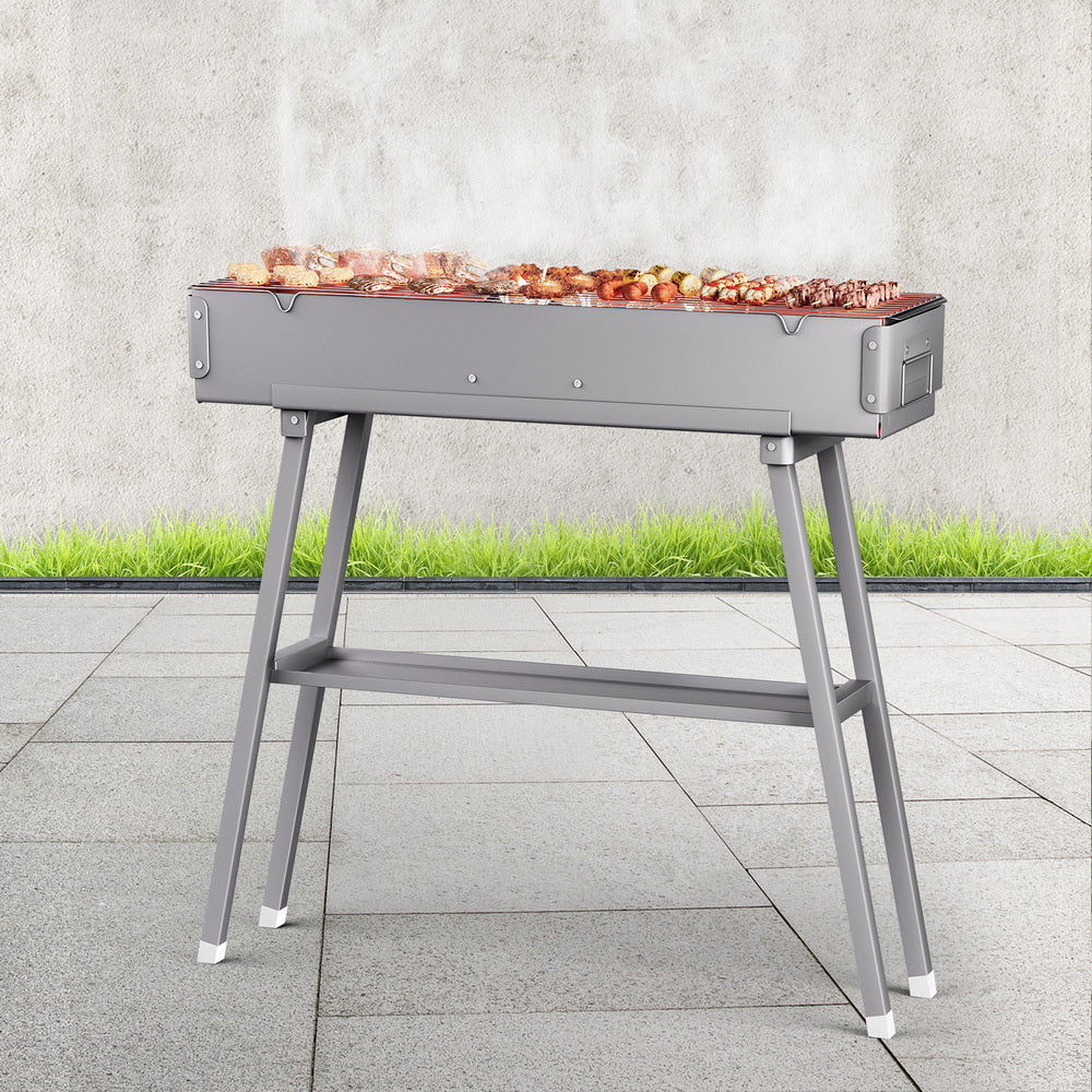 Portable BBQ Grill Hibachi Charcoal Smoker (80cm) - Homecoze