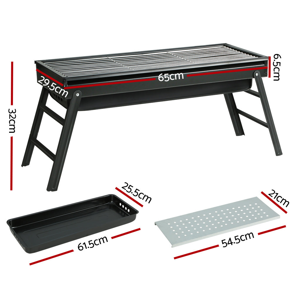 Hibachi Portable Camping Table BBQ Grill - Homecoze