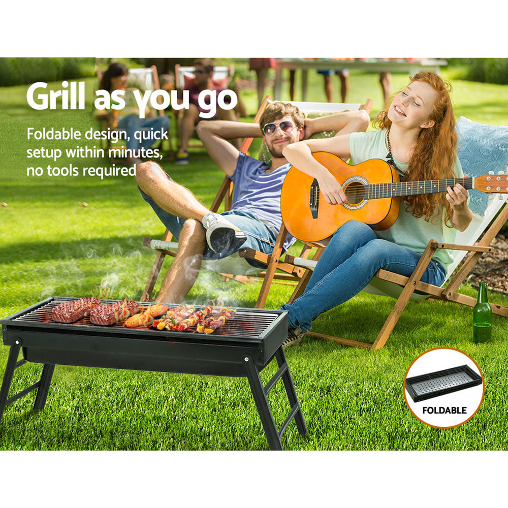 Hibachi Portable Camping Table BBQ Grill - Homecoze