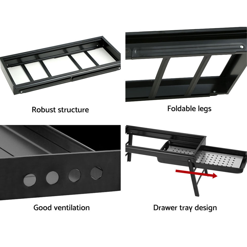 Hibachi Portable Camping Table BBQ Grill - Homecoze
