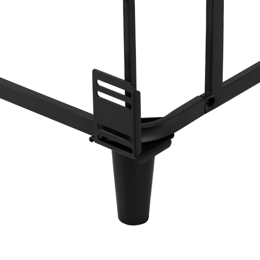 Greeley (King) Metal Ensemble Bed Frame - Grey - Homecoze