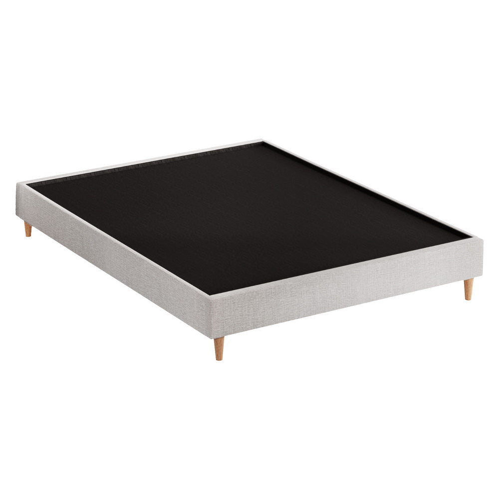 Seattle (Double) Ensemble Bed Frame - Beige - Homecoze