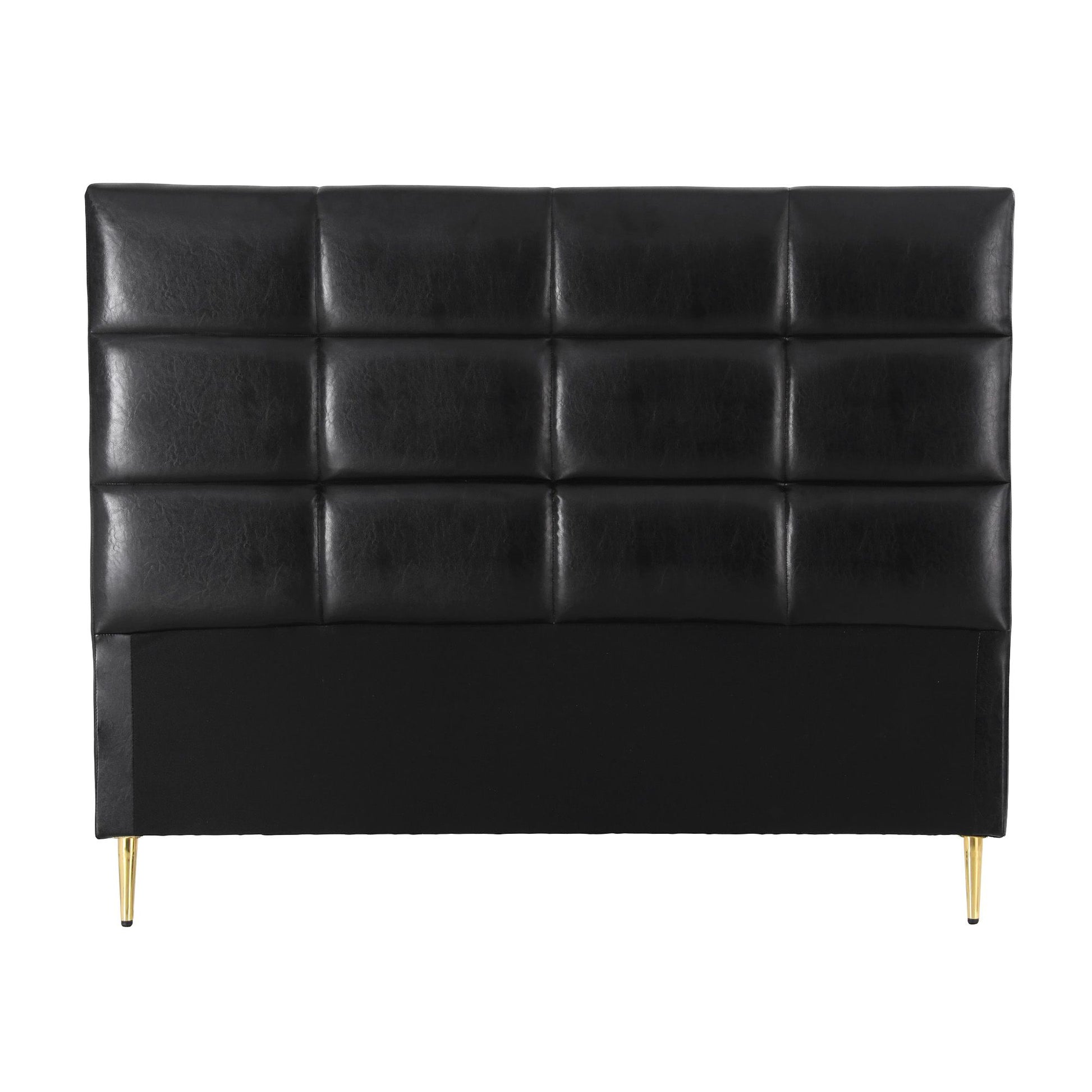 Artiss Bed Headboard Queen Bedhead PU Leather Black - Homecoze