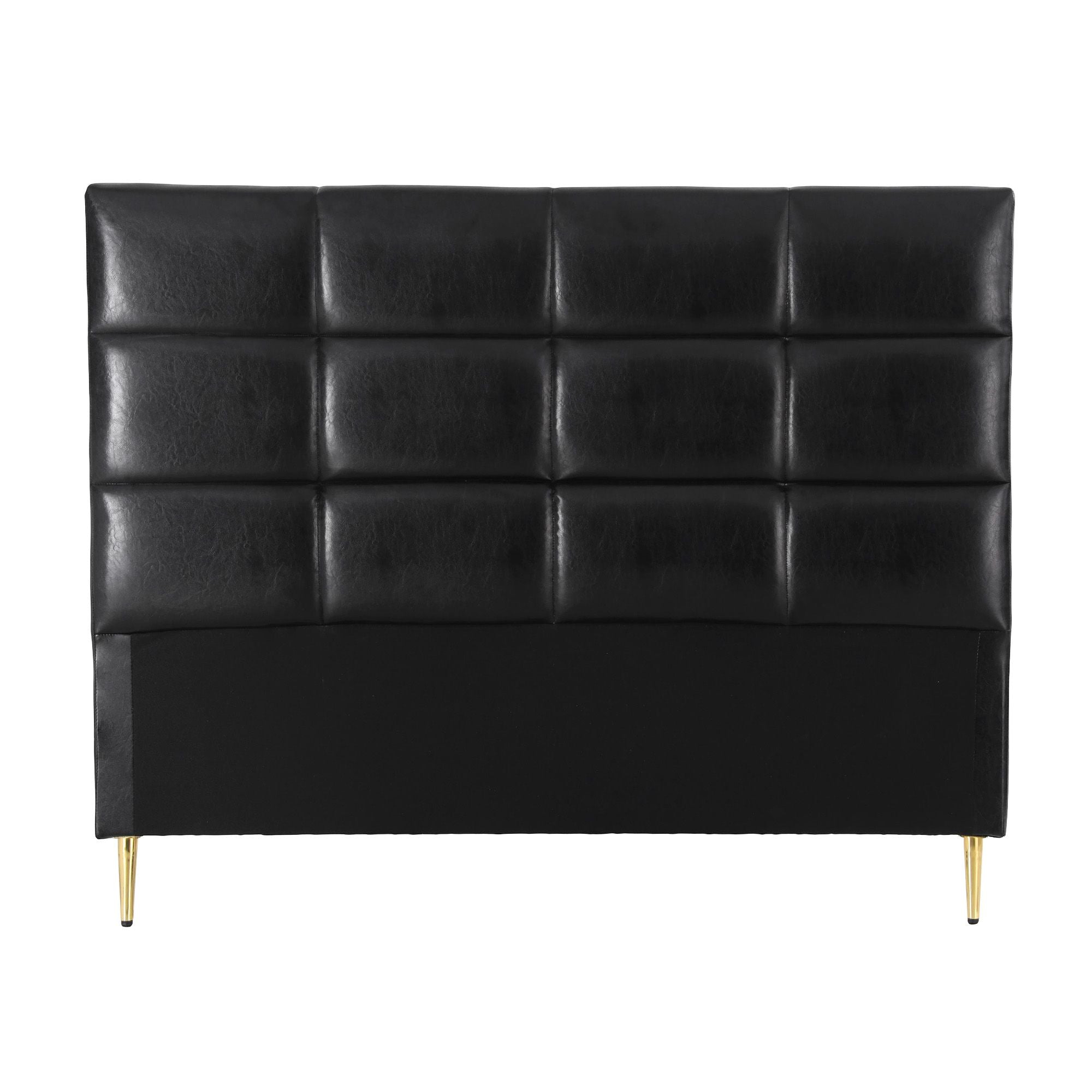 Artiss Bed Headboard Queen Bedhead PU Leather Black - Homecoze