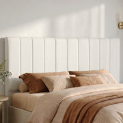 Artiss Bed Head Headboard King Linen 183CM - Beige - Homecoze