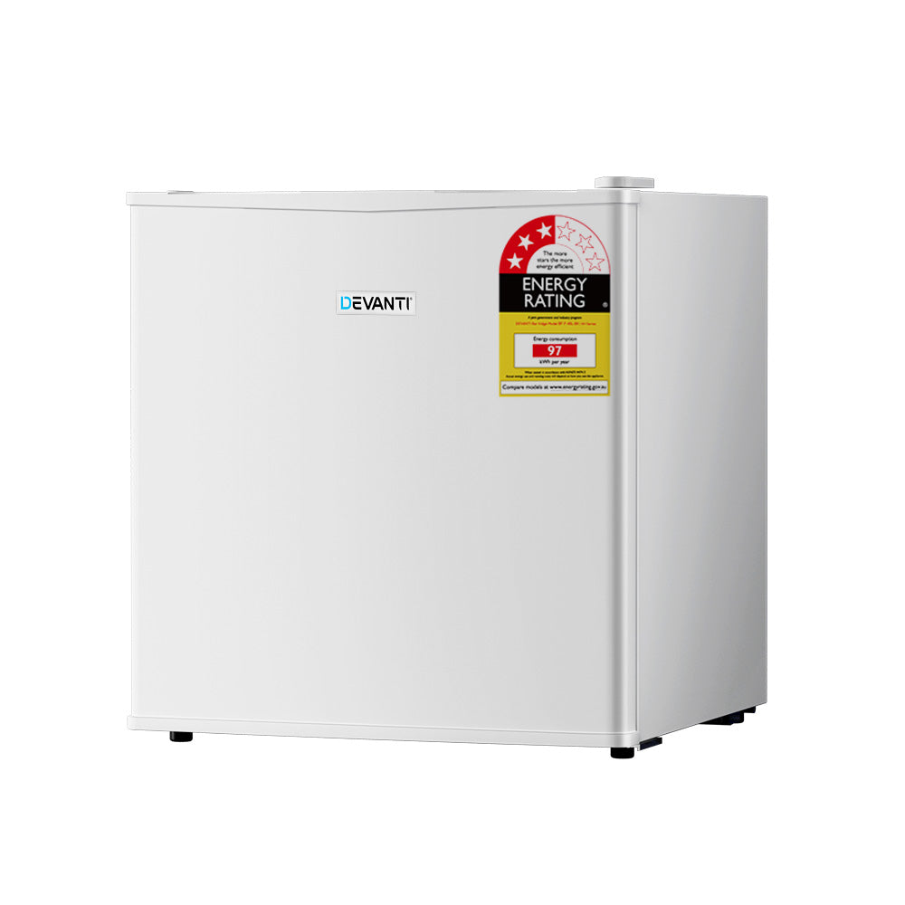 48L Mini Bar Fridge with Chiller - White - Homecoze