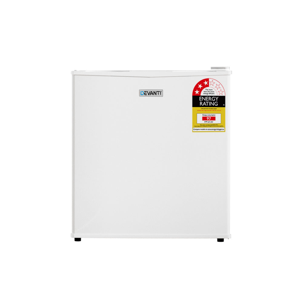 48L Mini Bar Fridge with Chiller - White - Homecoze