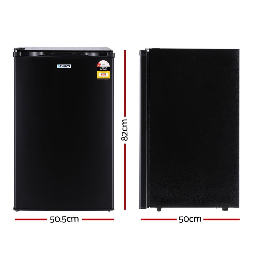 110L Small Bar Fridge - Black - Homecoze