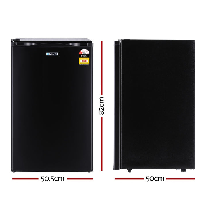 110L Small Bar Fridge - Black