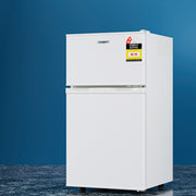 80L Mini Bar Fridge Freezer - White - Homecoze