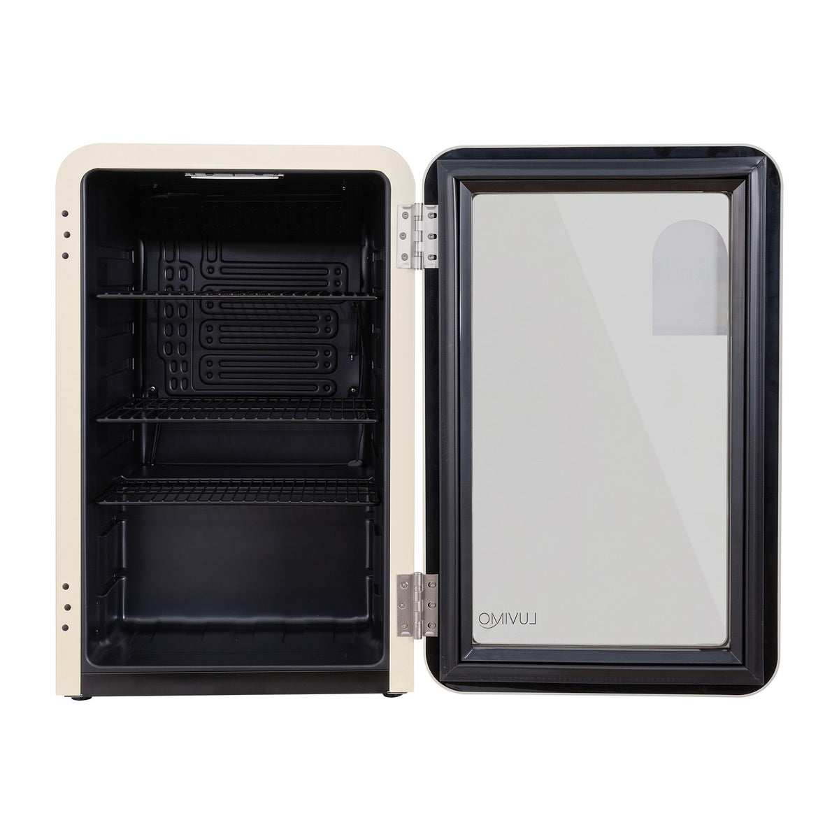 LUVIMO 70L Bar Fridge Mini Refrigerator Glass Door Aesthetics Cooler - Homecoze