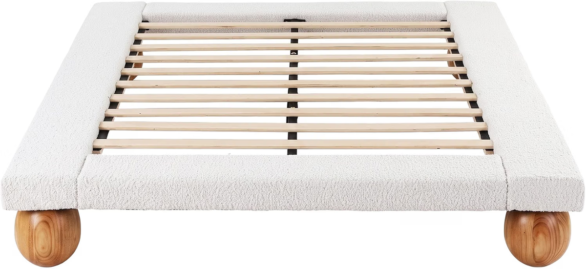 Mira & Lena (Queen) Bedroom Set – White & Natural