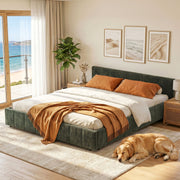 Malibu (King) Low Profile Bed Frame - Green