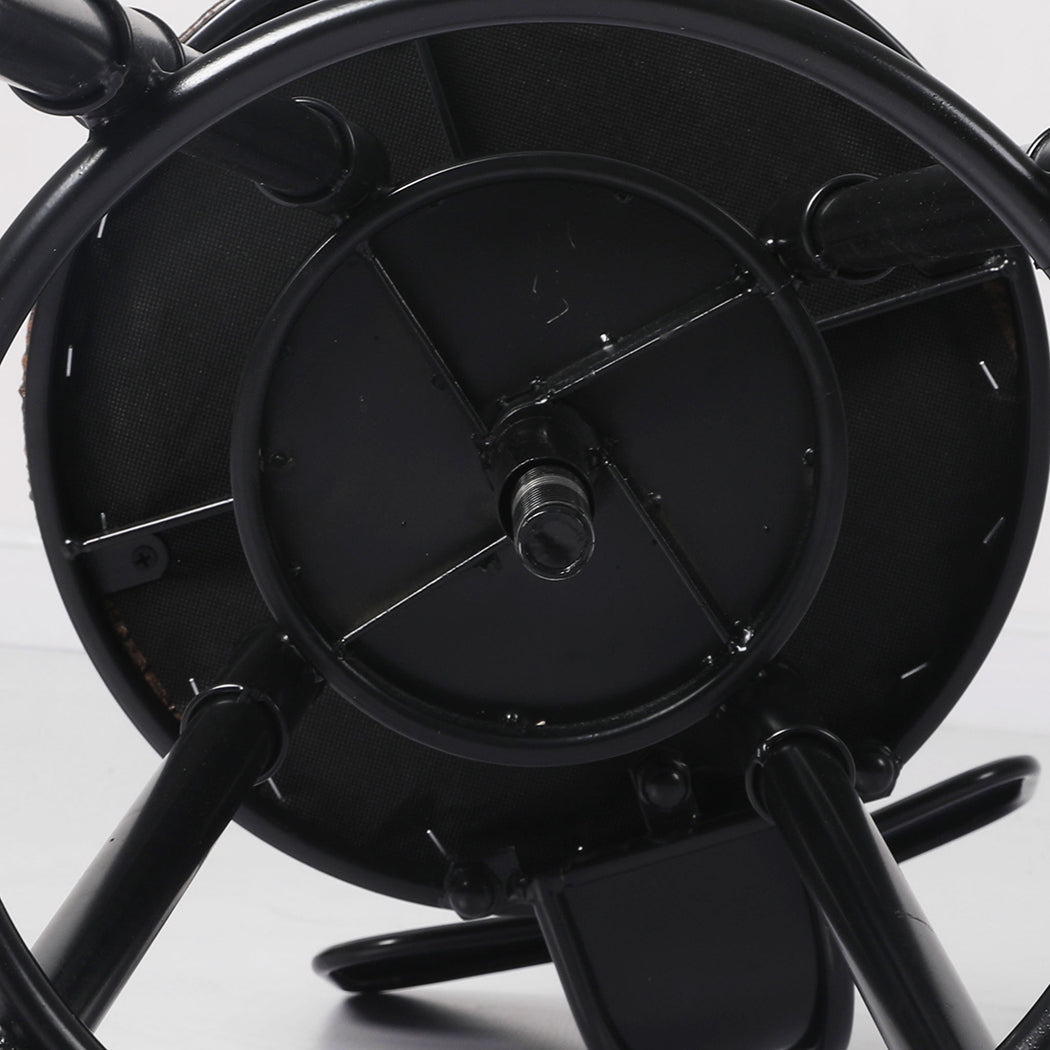 Braxton (Set of 3) Rustic Bar Stools - Brown - Homecoze