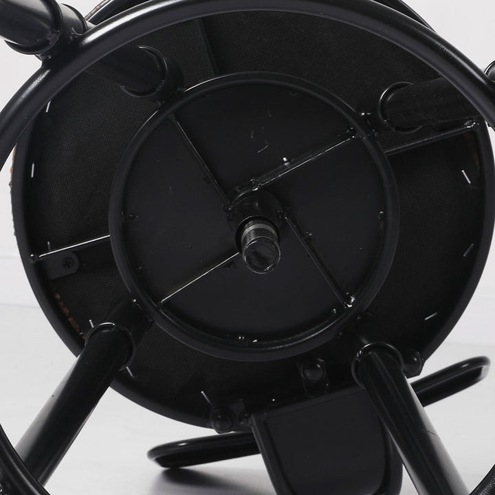 Braxton (Set of 3) Rustic Bar Stools - Brown - Homecoze