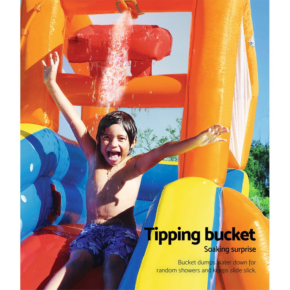 3.7m x 3.2m Giant Inflatable Water Slide Pool - Homecoze