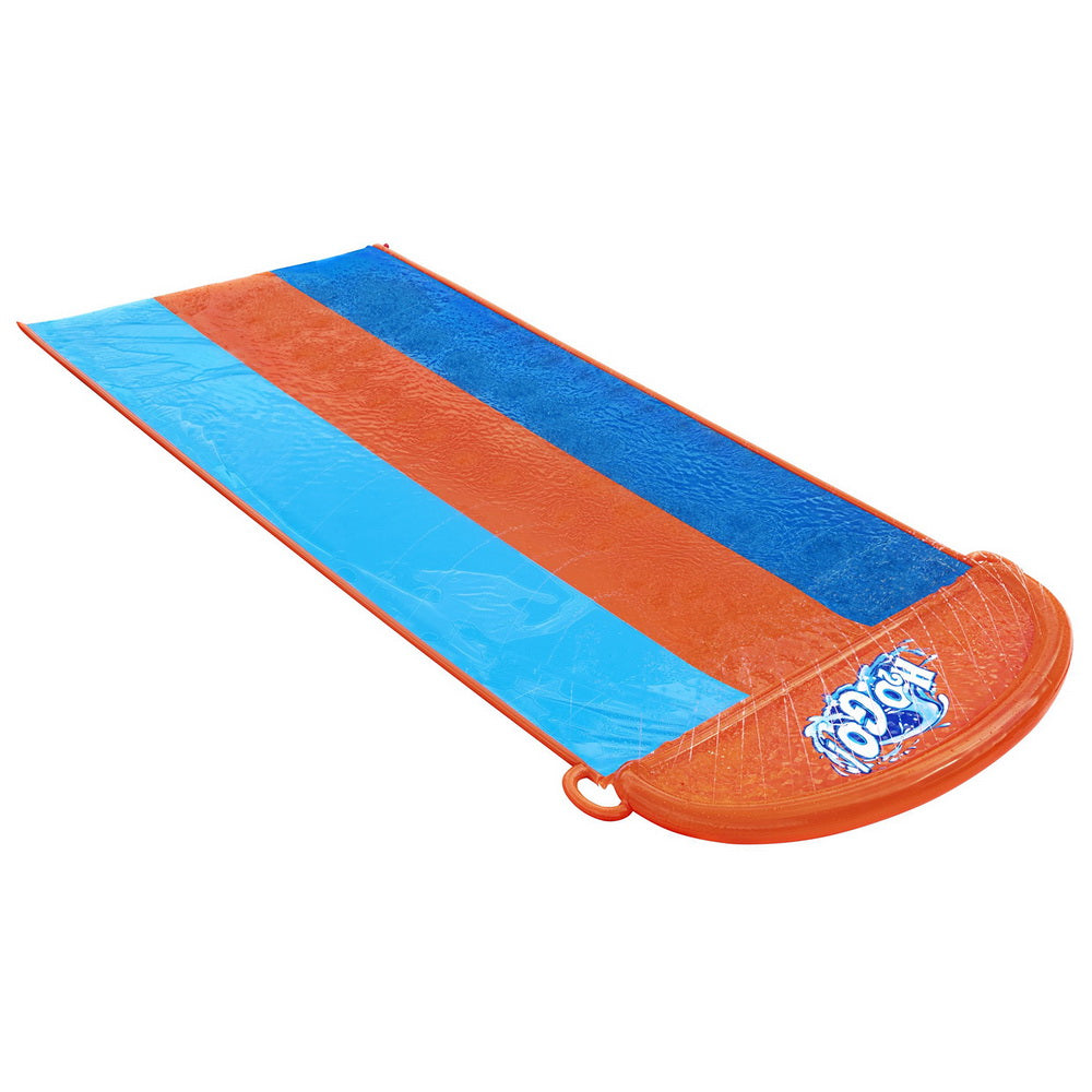 Kids 4.9m Triple Lane Slip & Slide with Water Jets - Homecoze