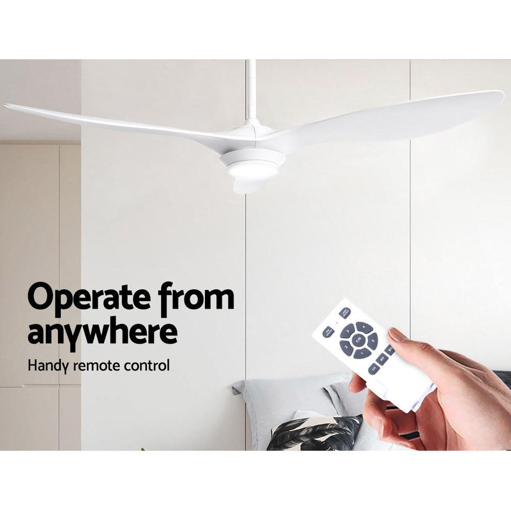 52'' Ceiling Fan With Light Remote DC Motor - Homecoze
