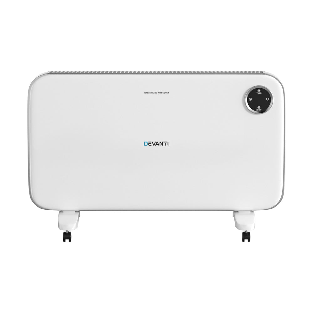 Electric Convection Heater 2000W - White - Homecoze