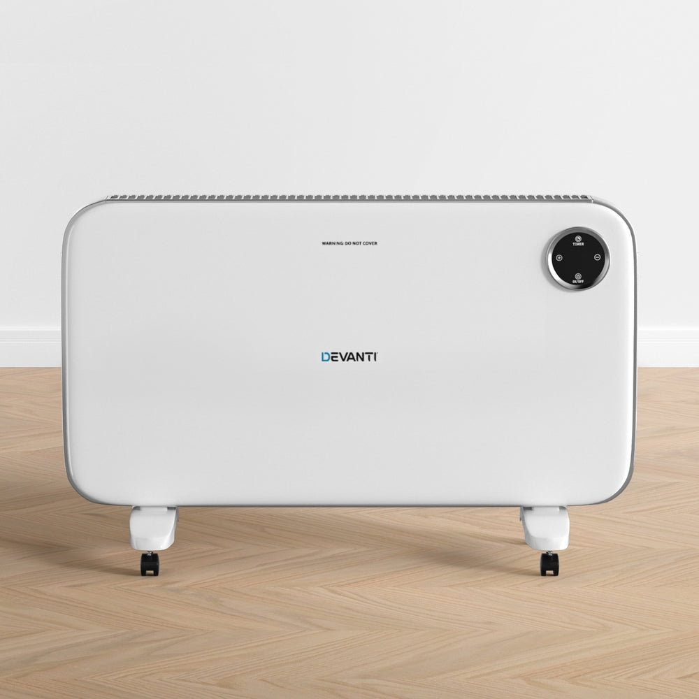 Electric Convection Heater 2000W - White - Homecoze