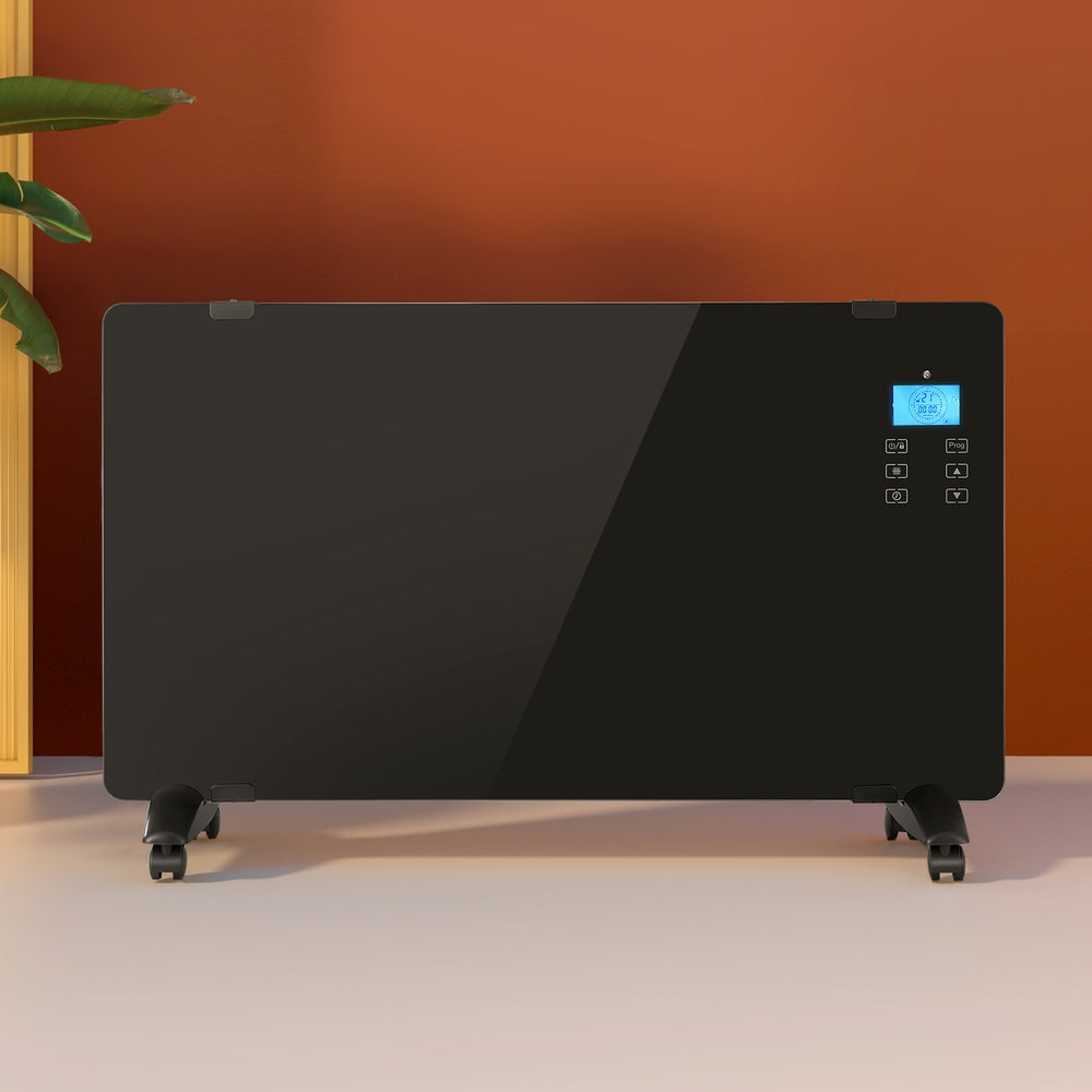 Electric Convection Heater Black 2000W - Homecoze
