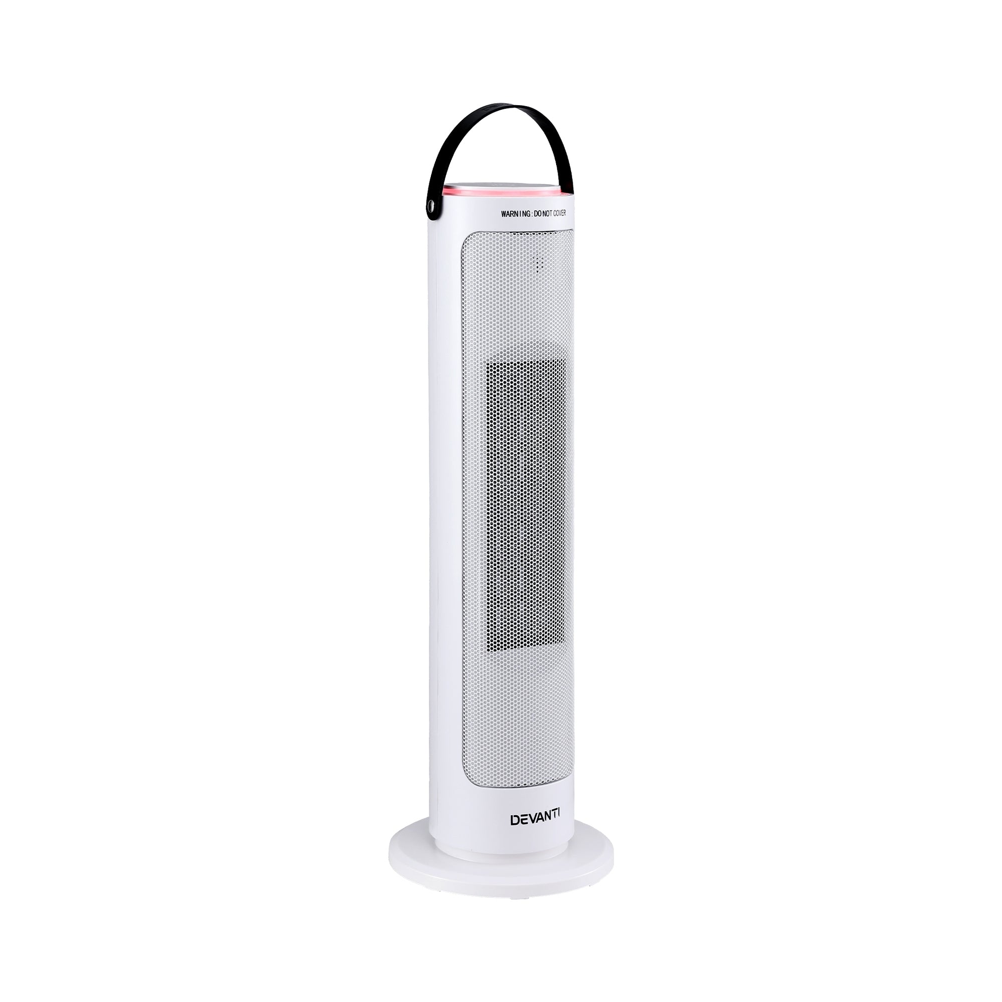 Devanti 2000W Ceramic Tower Heater Space Heaters Oscillating Indoor White - Homecoze