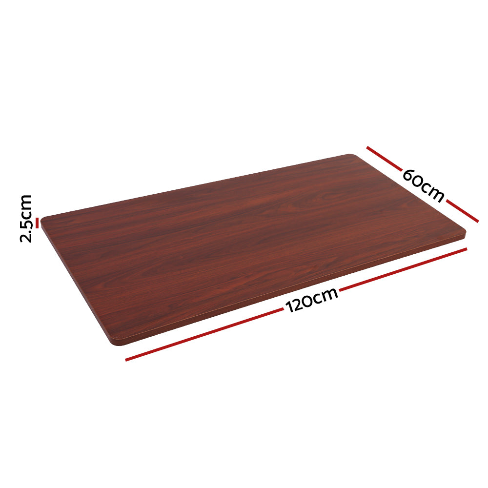 Standing Desk Replacement Table Top 120cm x 60cm - Walnut - Homecoze