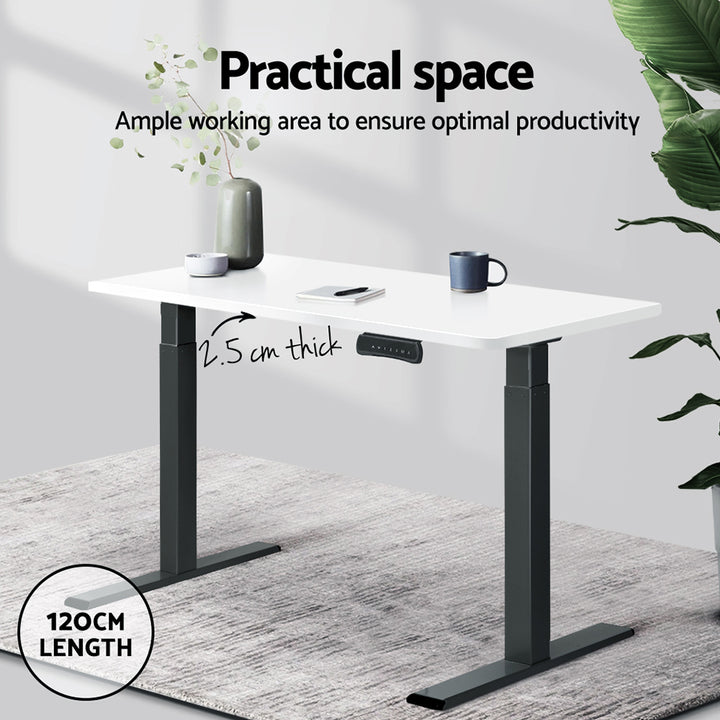Standing Desk Replacement Table Top 120cm x 60cm - White - Homecoze