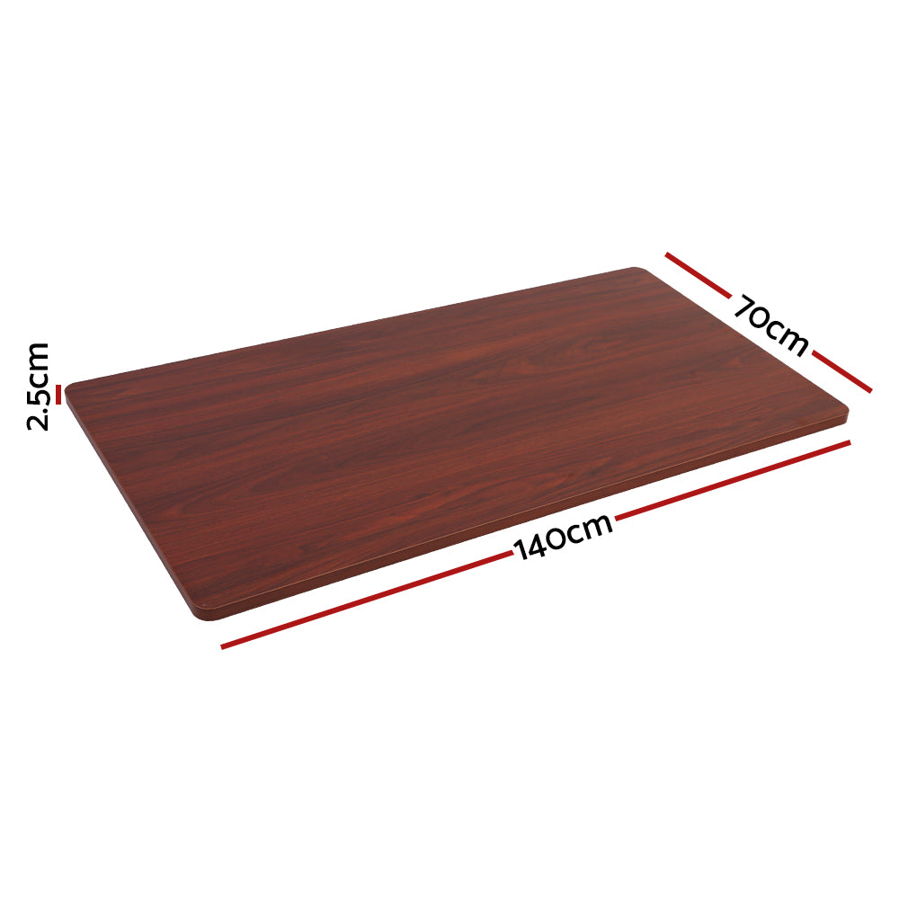 Standing Desk Replacement Table Top 140cm x 70cm - Walnut - Homecoze